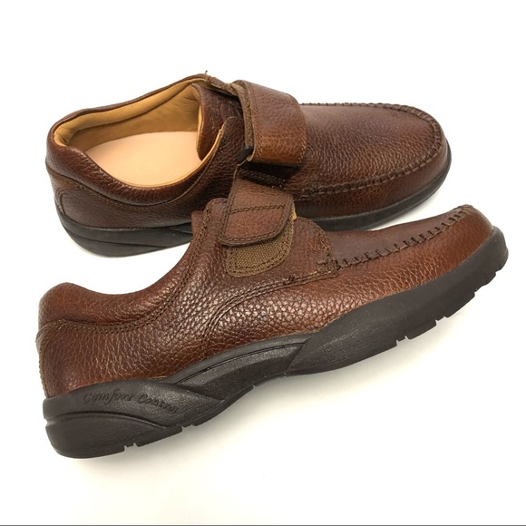 DR COMFORT Scott diabetic leather mens shoes 9210 size 12M brown comfort control main image 12